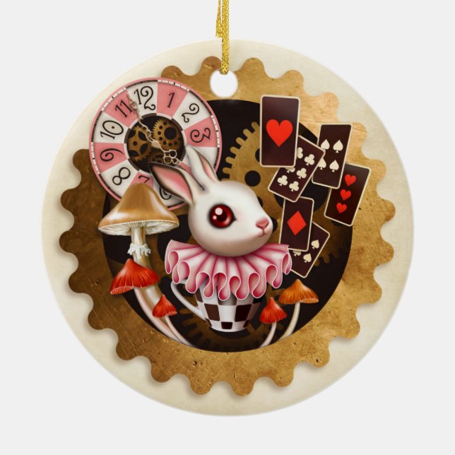 Ornamento del tiempo del conejito (Atrás)