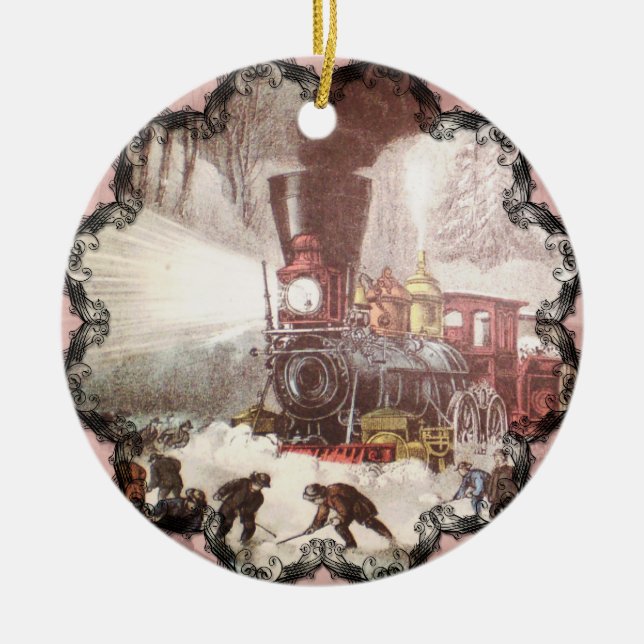 Ornamento del tren de Snowbound (Frente)
