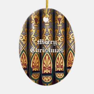 Ornamento del tubo de órgano del navidad