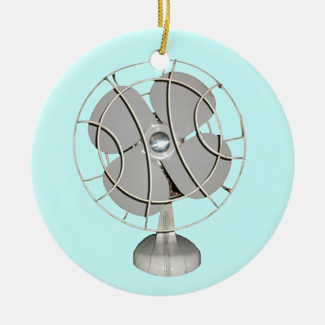Ornamento del ventilador retro eléctrico (Frente)