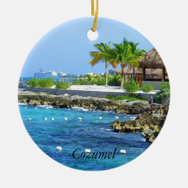 Ornamento del viaje del parque de Cozumel (Frente)