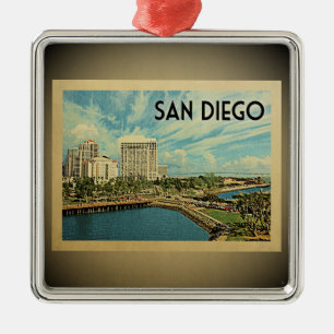 Ornamento del viaje del vintage de San Diego