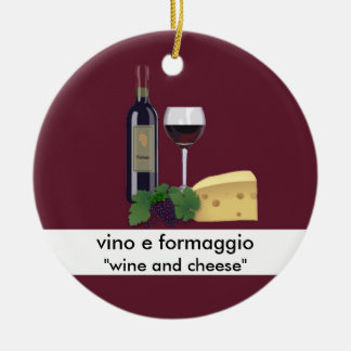 Ornamento del vino y del queso