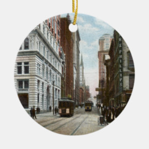 Ornamento del Vintage Downtown Pittsburgh