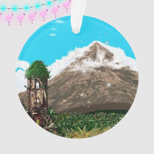 Ornamento del volcán Mayon