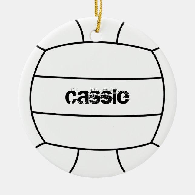 Ornamento del voleibol (Frente)