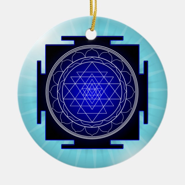 ornamento del yantra del sri (Frente)