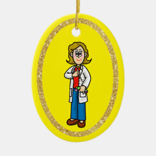 Ornamento Dentista Femenino