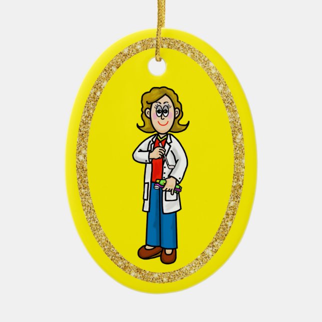 Ornamento Dentista Femenino (Frente)