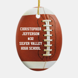 Ornamento deportivo de Oval de fotografía personal