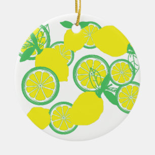 Ornamento divertidísimo de Lemones Orgánicos