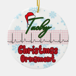 Ornamento divertido de enfermeras. Médica Ornament