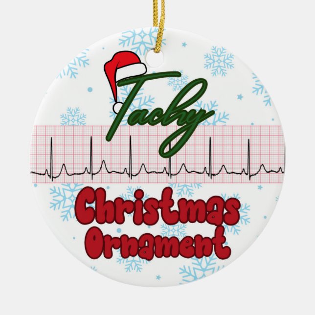 Ornamento divertido de enfermeras. Médica Ornament (Frente)