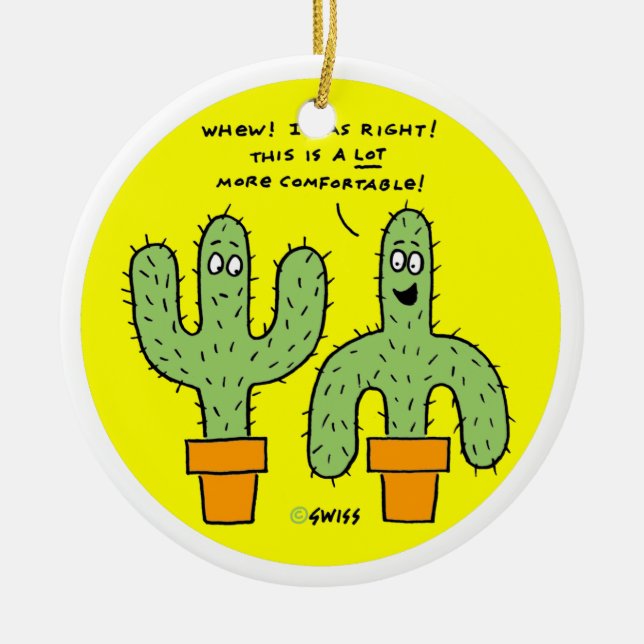 Ornamento divertido del árbol de Navidad del Suroe (Frente)