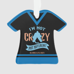 Ornamento divertido del día de fiesta del portero