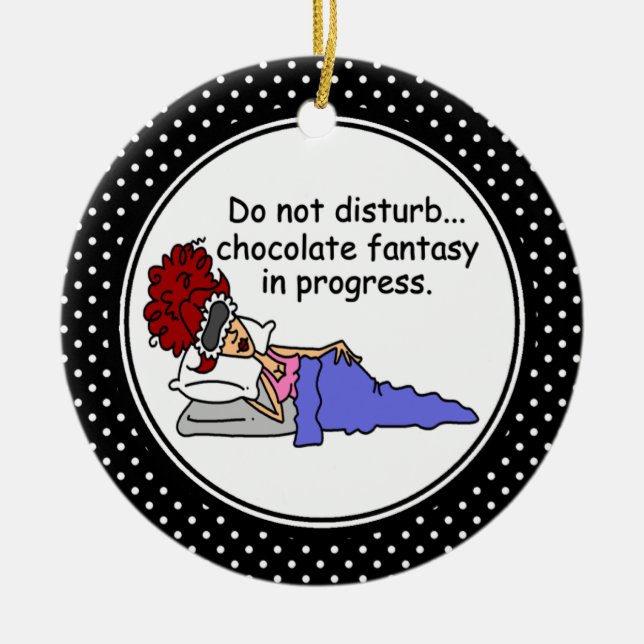 Ornamento divertido del navidad del humor del (Frente)