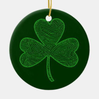 Ornamento doble shamrock