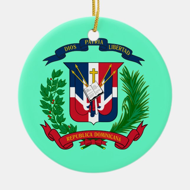 Ornamento DOMINICANO del navidad de REPUBLIC* (Frente)