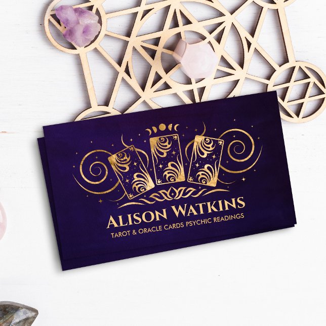 Ornamento dorado de tarjetas Tarot / Oracle (Subido por el creador)