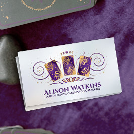 Ornamento dorado de tarjetas Tarot / Oracle