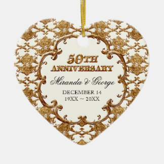 Ornamento dorado francés de natación para 50 años