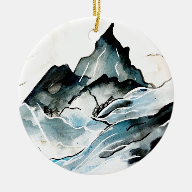 Ornamento dramático de montaña (Frente)