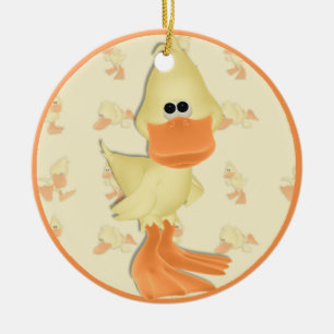 Ornamento Ducky del día de fiesta