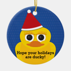 Ornamento Ducky del pato del navidad