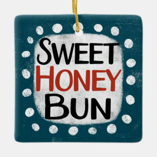 Ornamento dulce de Honey Bun