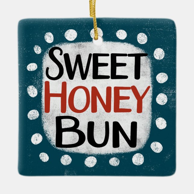 Ornamento dulce de Honey Bun (Anverso)
