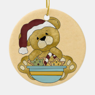 Ornamento dulce del oso de peluche
