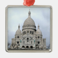 Ornamento elegante con el Sacre Coeur de Paris