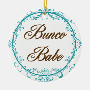 Ornamento elegante del bebé de Bunco