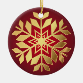 Ornamento elegante del navidad el | de los copos