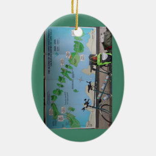 Ornamento en tándem de la bici