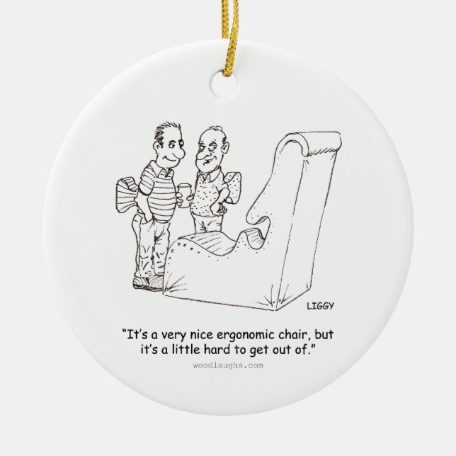 Ornamento ergonómico de la silla (redondo, oval, (Frente)