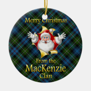 Ornamento escocés del navidad de MacKenzie del