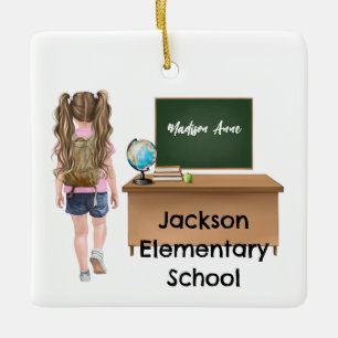 Ornamento escolar/graduación de niños pequeños per