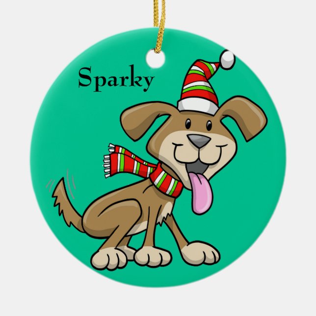 Ornamento "espárrago" de los navidades (Frente)