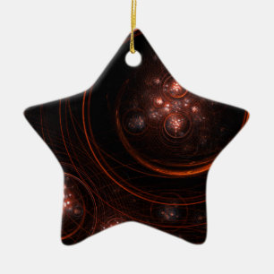 Ornamento estelar de estrella artística resumen de