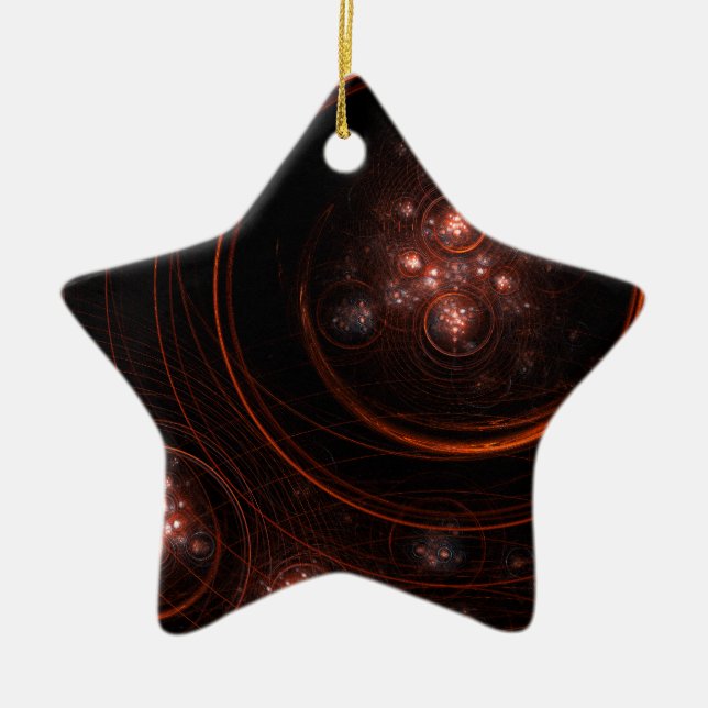 Ornamento estelar de estrella artística resumen de (Frente)