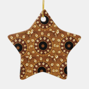 Ornamento estelar 'Gingerbread'