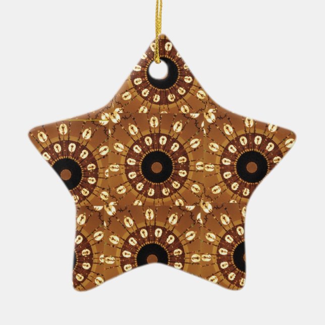 Ornamento estelar 'Gingerbread' (Frente)