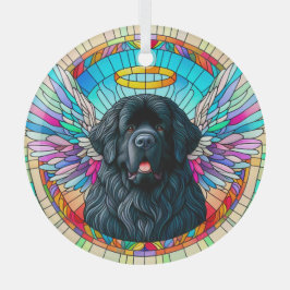 Ornamento estilo cristal rojo de color Ángel Newfi