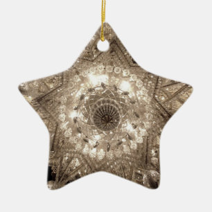 Ornamento Estrella de "Cristal" (Plata)