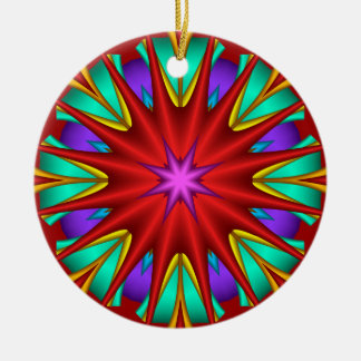 Ornamento estrellado decorativo del navidad del