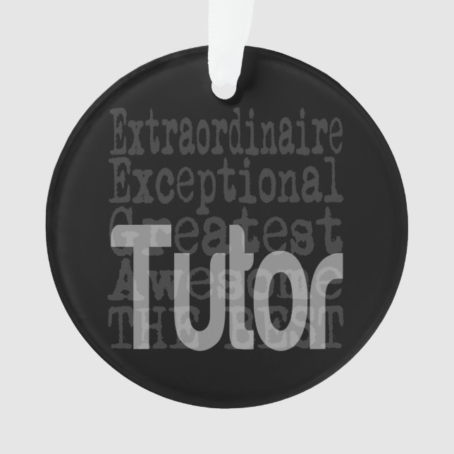 Ornamento Extraordinario Tutor (Anverso)