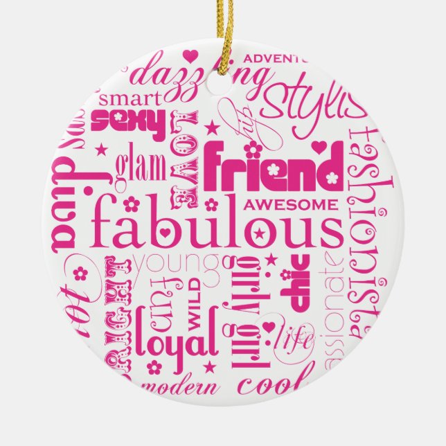 Ornamento Fabuloso de Synonym BFF (Frente)