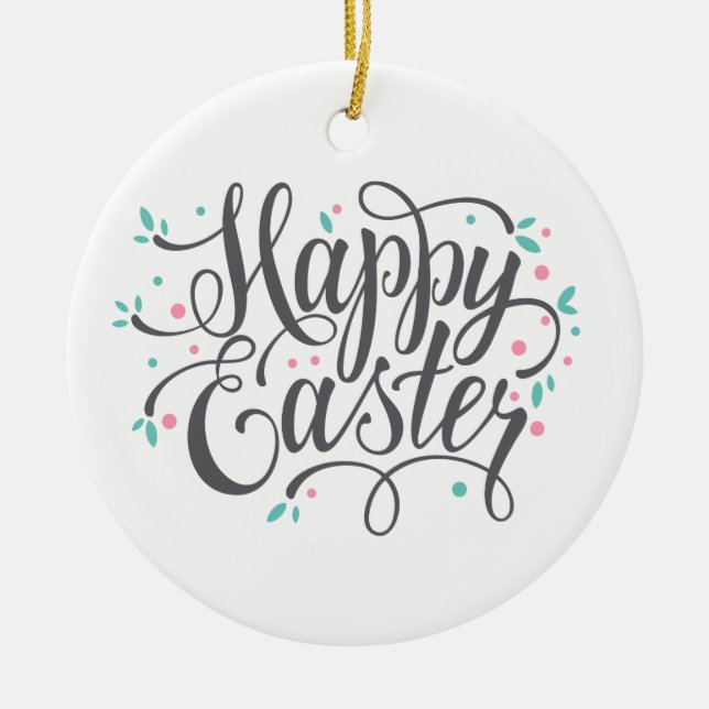 Ornamento feliz caprichoso de la caligrafía el | (Frente)