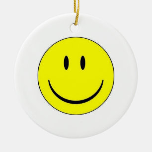 Ornamento feliz de la cara